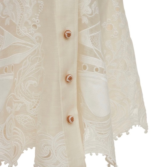 ZIMMERMAN POSTCARD EMBROIDERED MINI - Picture 5 of 11